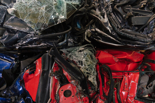 Vehicles metal scrapped for recycling