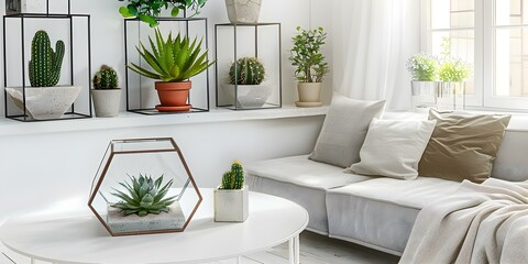 Elegant Interior Greenery Enhances Home Aesthetics