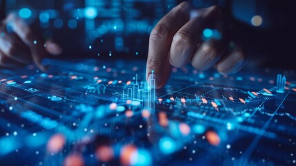Touching the Future of Finance: Virtual Stock Analysis Interface in Action