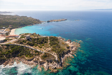 aerial view of santa teresa di gallura