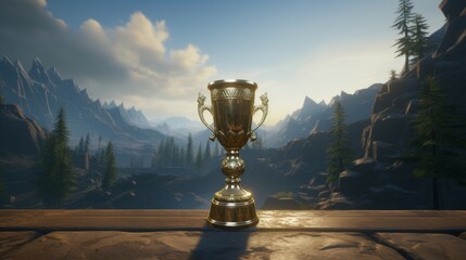 Obraz premium A single trophy