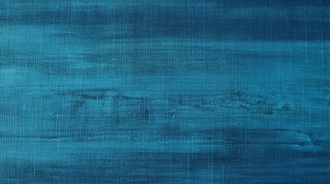 blue abstract background on canvas texture