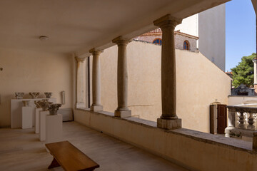 Medieval Euphrasian Basilica, roman catholic church in Byzantine style, Porec, Croatia, Istria