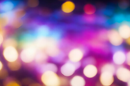 Holiday city lights bokeh or blur abstract, Soft focus