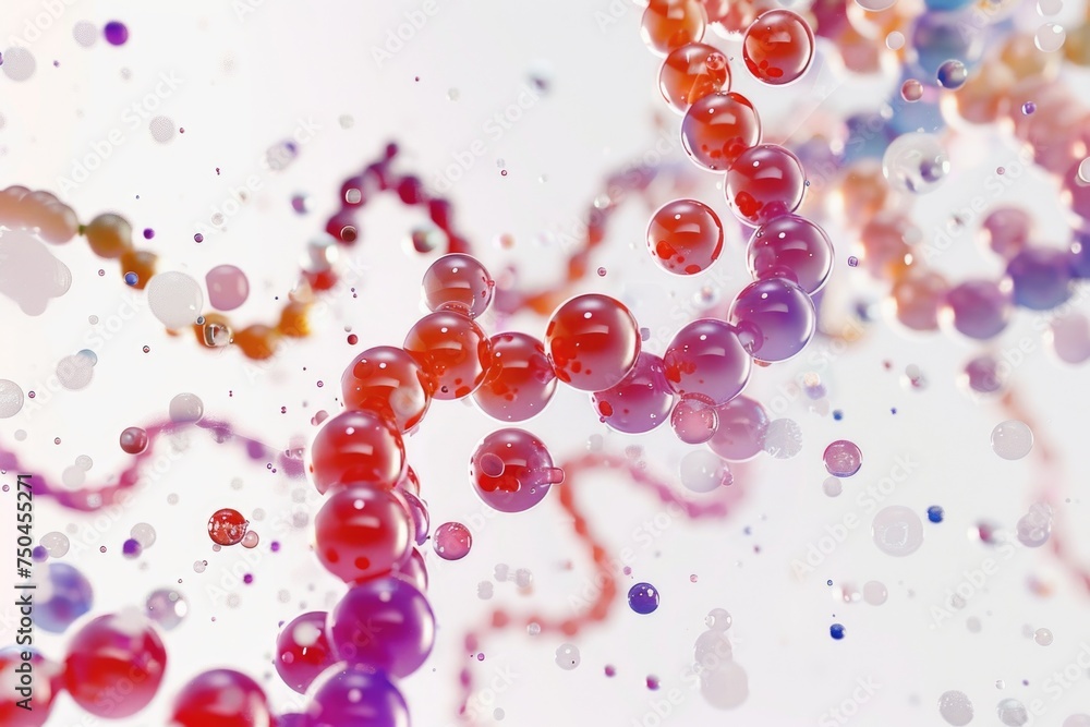 Poster colorful balls floating in the air, suitable for various projects