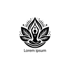 a yoga logo design