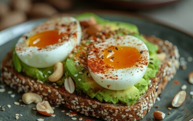 Perfectly Seasoned Avocado Toast with an Expertly Cooked Egg