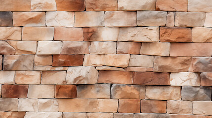 Fototapeta premium Abstract stone wall texture as background, vintage wall with copy space