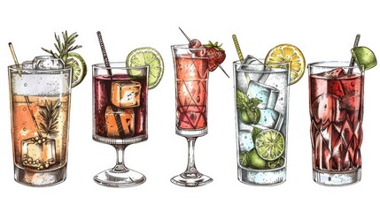 A variety of cocktails perfect for any occasion