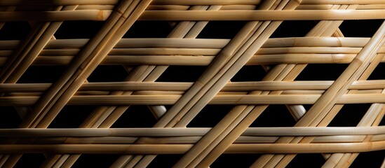 Handwoven Bamboo Basket Close-up: Sustainable Craftsmanship at Its Finest