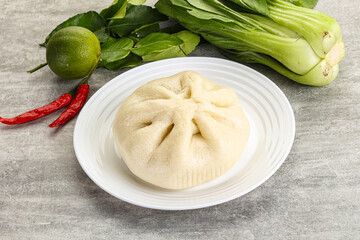 Chinese steamed bun Dim sum
