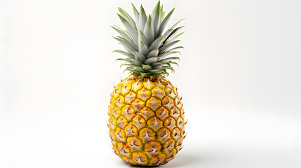 Isolated pineapple with white background