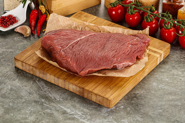 Raw beef meat shoulder for cooking