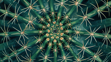 wallpaper of minimalistic macro of a cactus with plain background 