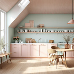 modern kitchen interior