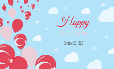 Turkey Independence Day Sparkling Patriotic