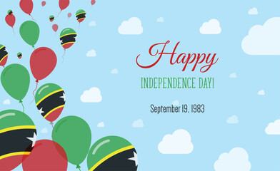 Saint Kitts And Nevis Independence Day Sparkling