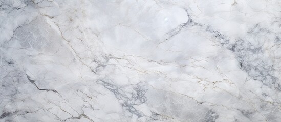 Elegant White and Gray Marble Floor with Intricate Natural Patterns and Textures