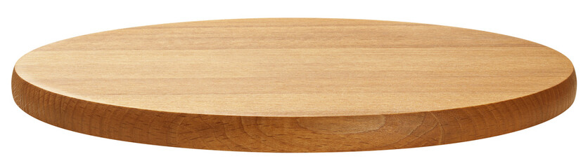 wooden Cutting Board, isolated on white background, full depth of field