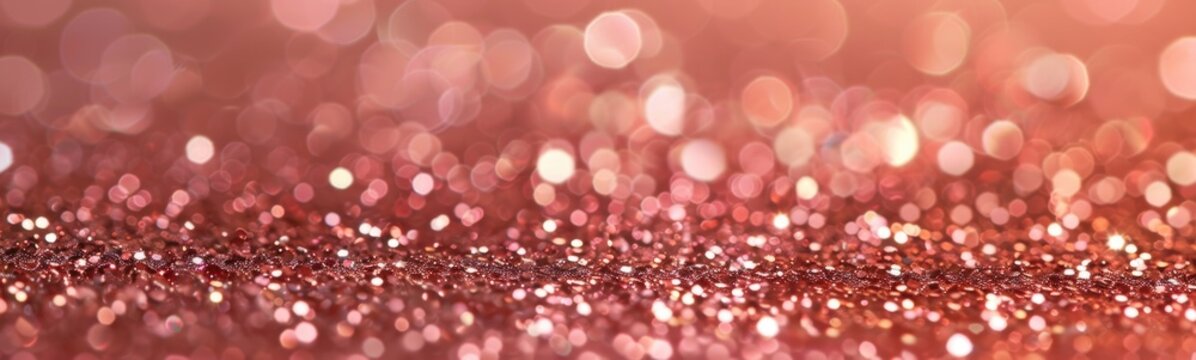 Gold glitz rose color glitter background 
