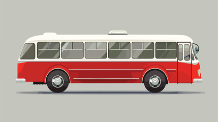 Bus  vector icon - obrazy, fototapety, plakaty