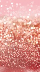 Rose gold glitter background 