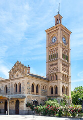 View of the railway station in Toledo