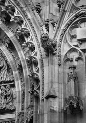 Gothic style Gargoyle on St Vitus' Cathedral, Prague