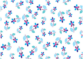 Indonesian batik motifs with very distinctive, exclusive plant patterns. vector EPS 10
