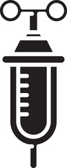 Syringe Icon Illustration