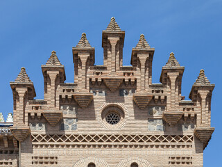 Detail of the railway station in Toledo