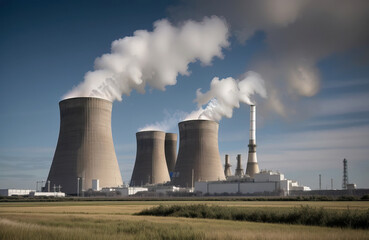 The concept of building a nuclear power plant.