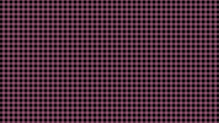Pink and black plaid fabric texture background