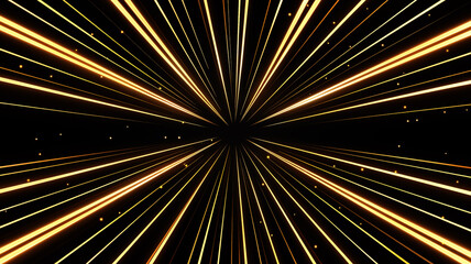 Obraz premium abstract golden line