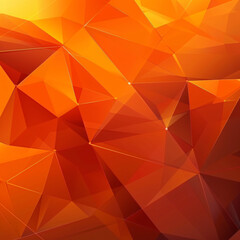 Abstract geometric orange color background