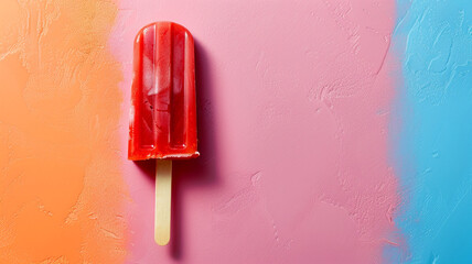 Ice cream stick colorful background