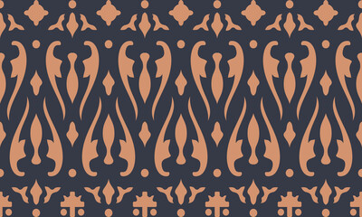 background vintage pattern, traditional design pattern vector