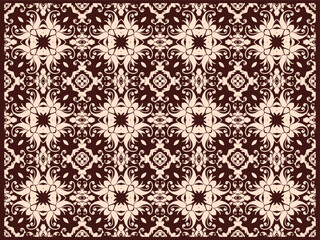 background vintage pattern, traditional design pattern vector