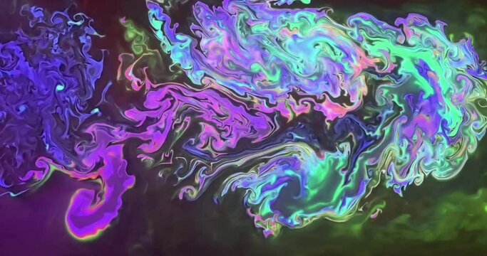 abstract multicolored moving background fluid liquid with swirls as background, multicolored abstract art