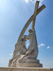 Sacred Ensemble: Statue of Saint Stephen and the Apostles in Esztergom, Hungary