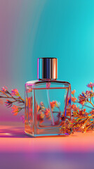 Beauty high-grade beauty products perfume close-up scene
