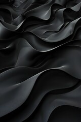Obraz premium Black abstract art background Generative Ai 