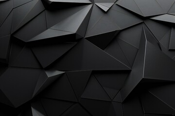 Black abstract art background Generative Ai 