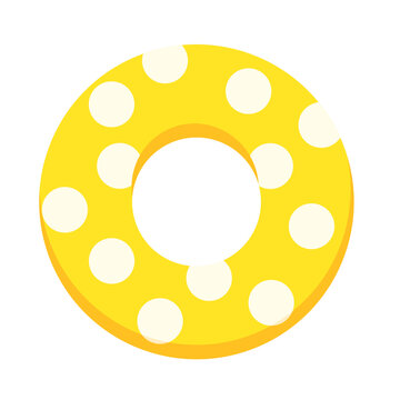 Yellow base white dotted Lifebuoy