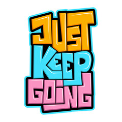 colorful Typography Motivational Quote Design © Boywilliam