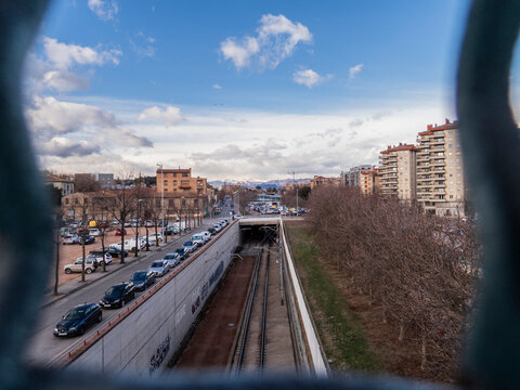 V&iacute;as de tren, ciudad de Vic