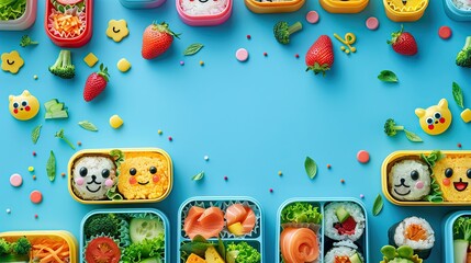 Greeting Card and Banner Design for Social Media and Educational Purposes of National Pack Your Lunch Day Background