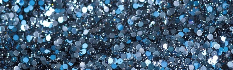 Blue silver blue shimmer glitter background  - obrazy, fototapety, plakaty