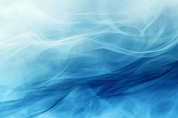 Kissenbezug Light blue gradient abstract banner background © Manzoor