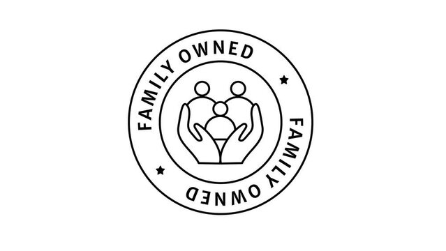 Family-owned businesses can display their long history and commitment to quality through a multi-generational emblem like a circular legacy badge, which denotes that they are certified family enterpri